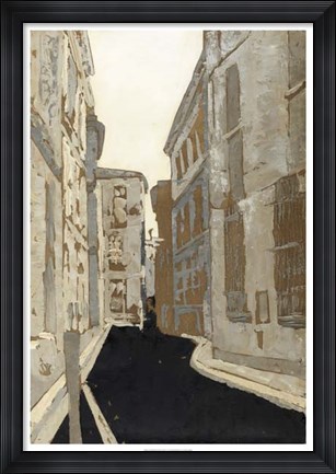 Framed Non-Embellished Streets of Paris I Print