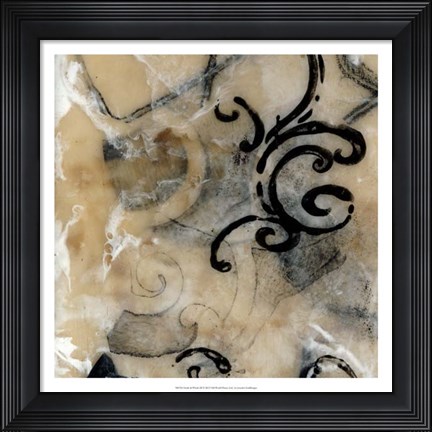 Framed Swirls &amp; Whirls III Print