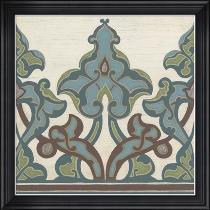 Framed Non-Embellished Persian Frieze II Print