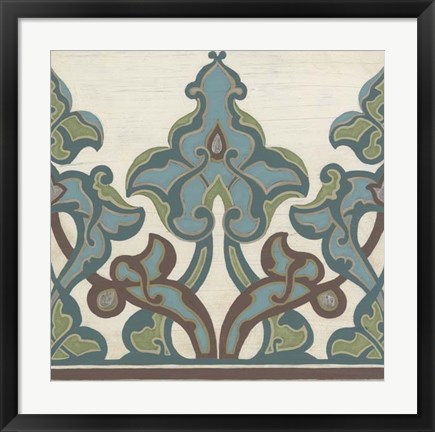 Framed Non-Embellished Persian Frieze II Print