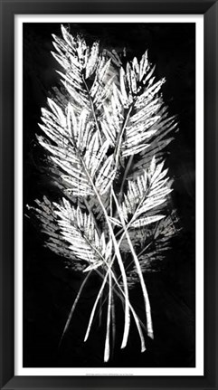 Framed Palm Leaf Fresco II Print