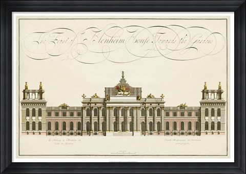 Framed Blenheim House Print