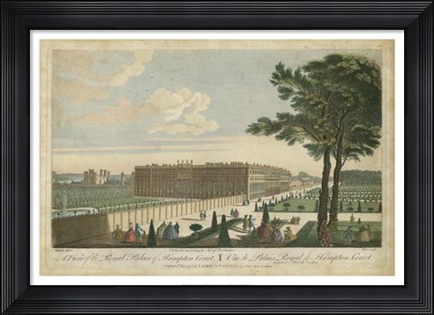 Framed Hampton Court Print