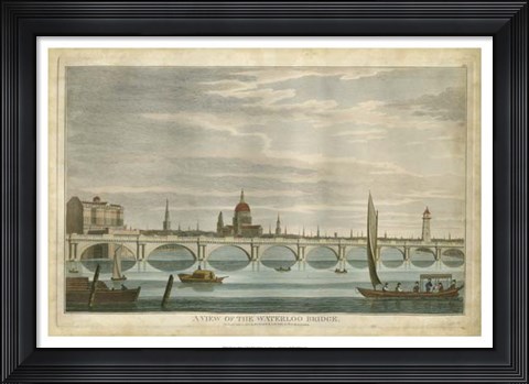 Framed Waterloo Bridge Print