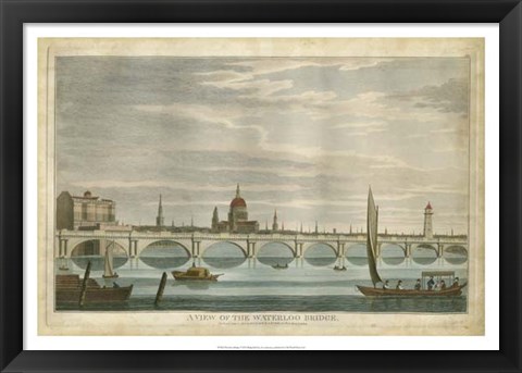 Framed Waterloo Bridge Print