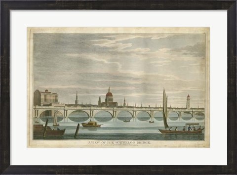 Framed Waterloo Bridge Print