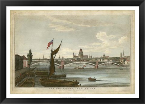 Framed Southwark Iron Bridge Print