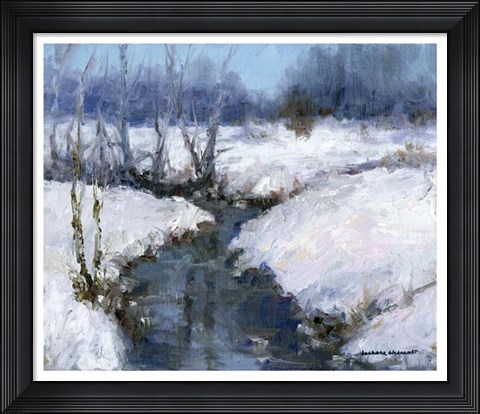 Framed Winter White Print