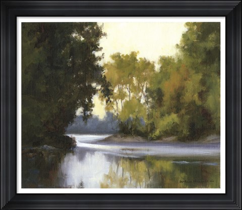 Framed River Reflections Print