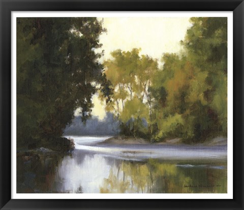 Framed River Reflections Print