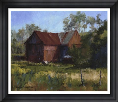 Framed Amish Country Barn Print