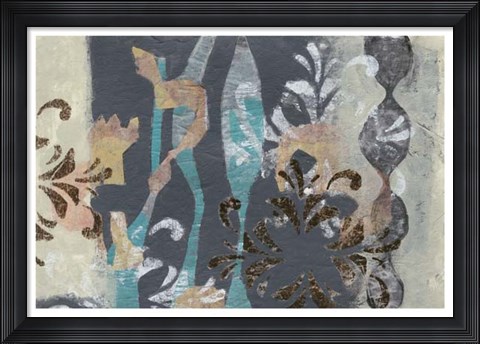 Framed Pinwheel Cutouts I Print