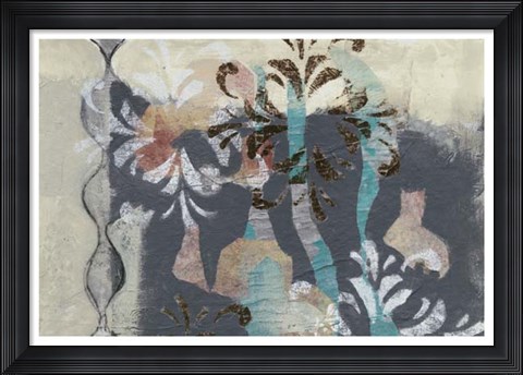 Framed Pinwheel Cutouts II Print