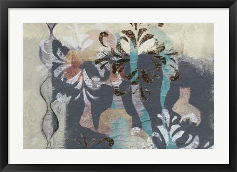 Framed Pinwheel Cutouts II Print