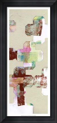 Framed Quatrefoil Cut-Outs II Print