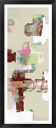 Framed Quatrefoil Cut-Outs II Print