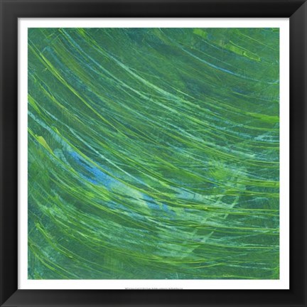 Framed Green Earth I Print