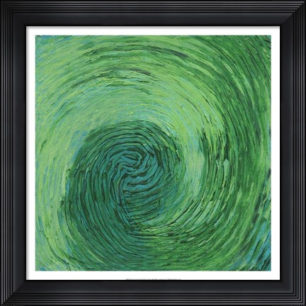 Framed Green Earth II Print