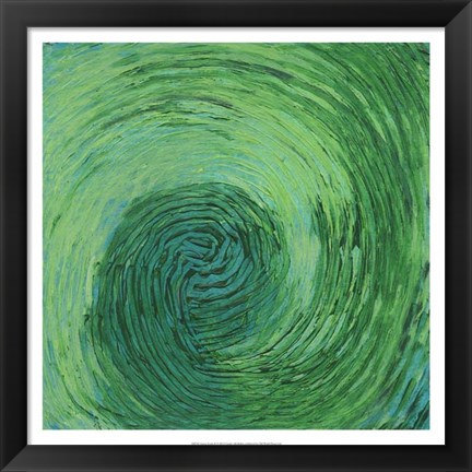 Framed Green Earth II Print