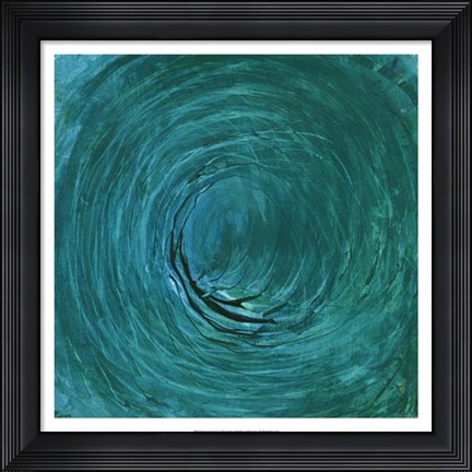Framed Green Earth IV Print