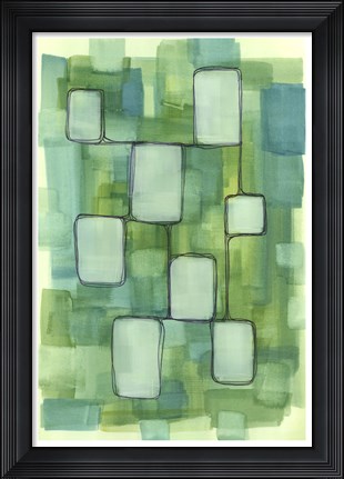 Framed Meadow Light II Print