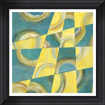 Framed Circle Disconnect I Print