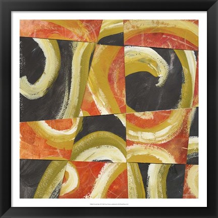Framed Fire &amp; Slate II Print