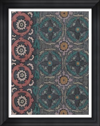 Framed Sarkara Suzani I Print