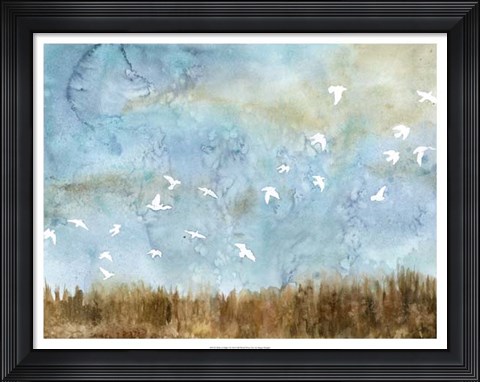 Framed Birds in Flight I Print