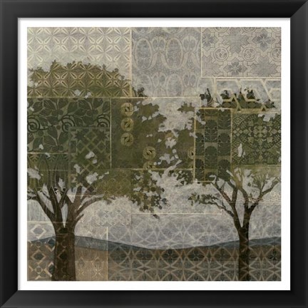 Framed Patterned Arbor II Print