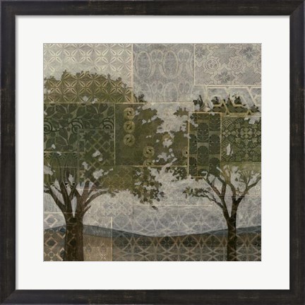 Framed Patterned Arbor II Print