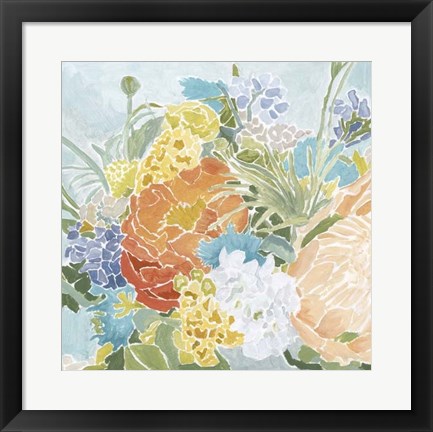 Framed Emily&#39;s Garden II Print