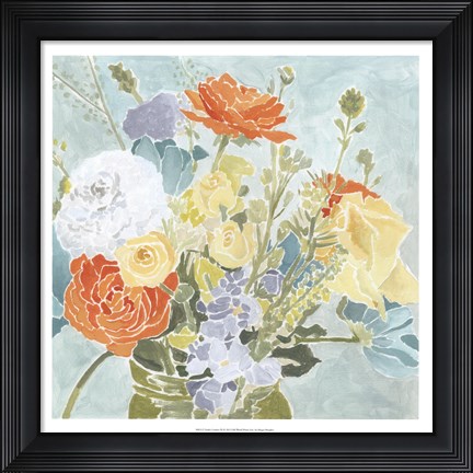 Framed Emily&#39;s Garden III Print