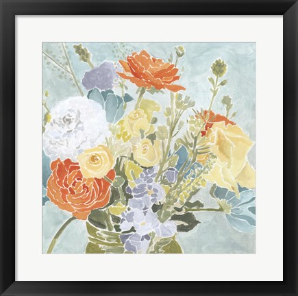 Framed Emily&#39;s Garden III Print