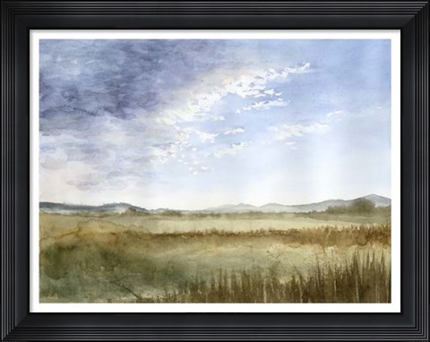 Framed Montana Horizon I Print