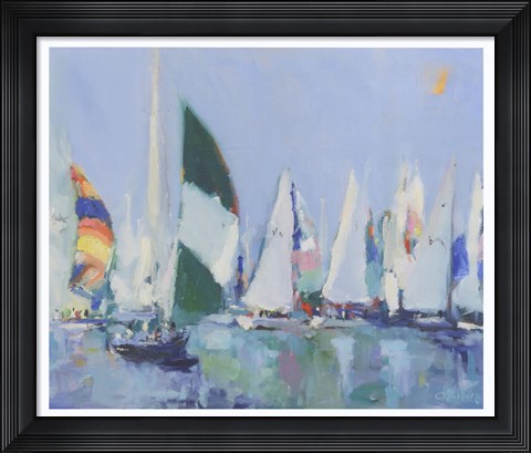 Framed Parking Lot Print