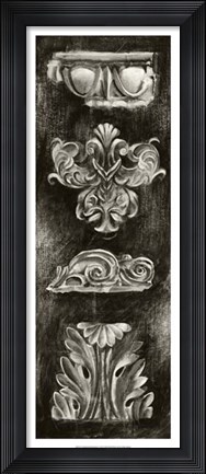 Framed Architectural Remnants I Print