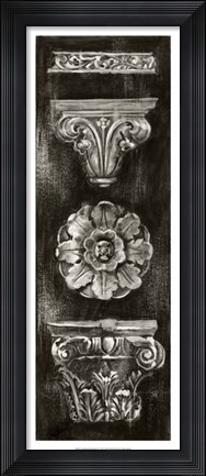 Framed Architectural Remnants II Print