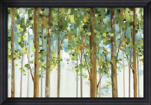 Framed Forest Study I Crop Print