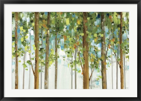 Framed Forest Study I Crop Print