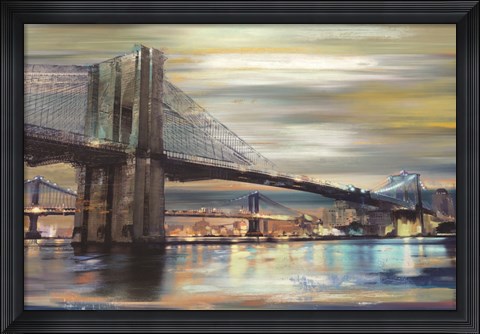 Framed Twilight Crossing Print