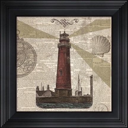 Framed Nautical Collection II Print