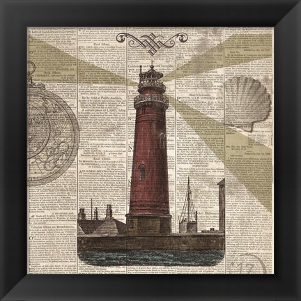 Framed Nautical Collection II Print