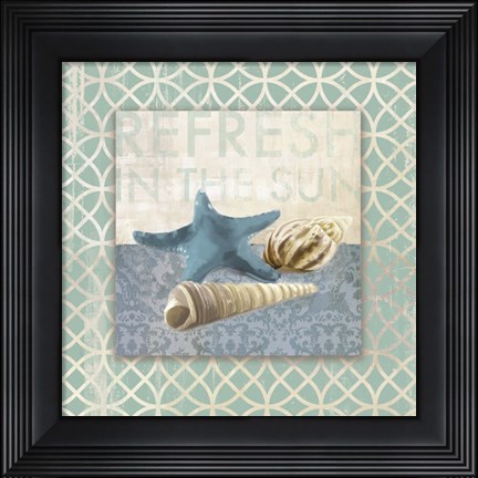 Framed Shell Geo II Print