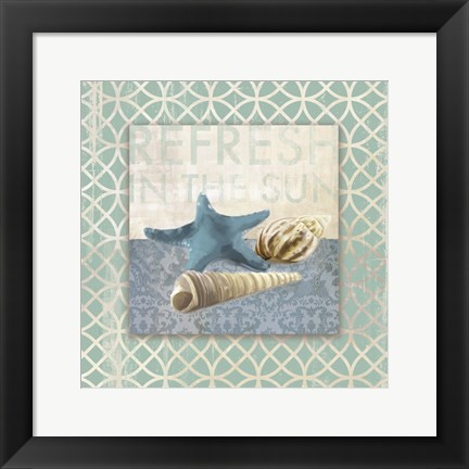 Framed Shell Geo II Print