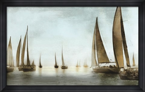 Framed Golden Sails Print