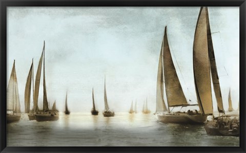 Framed Golden Sails Print