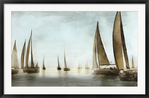 Framed Golden Sails Print