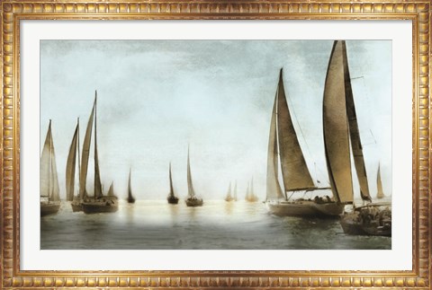 Framed Golden Sails Print