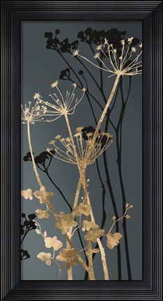 Framed Twilight Botanicals I Print